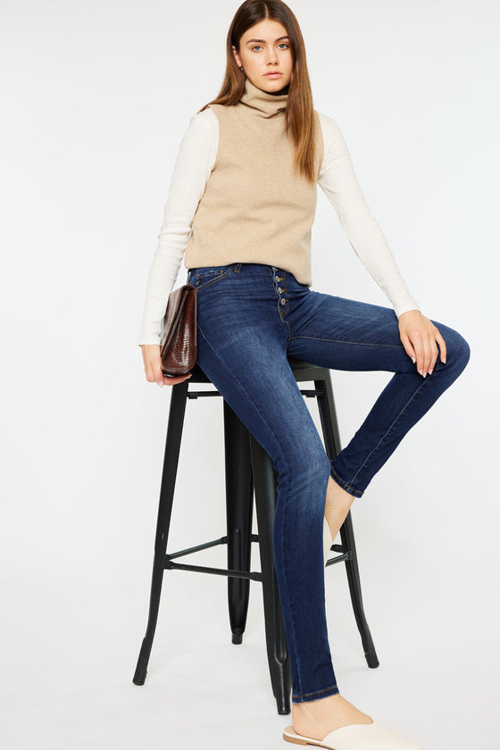 Lyla High Rise Super Skinny Jeans - Official Kancan USA