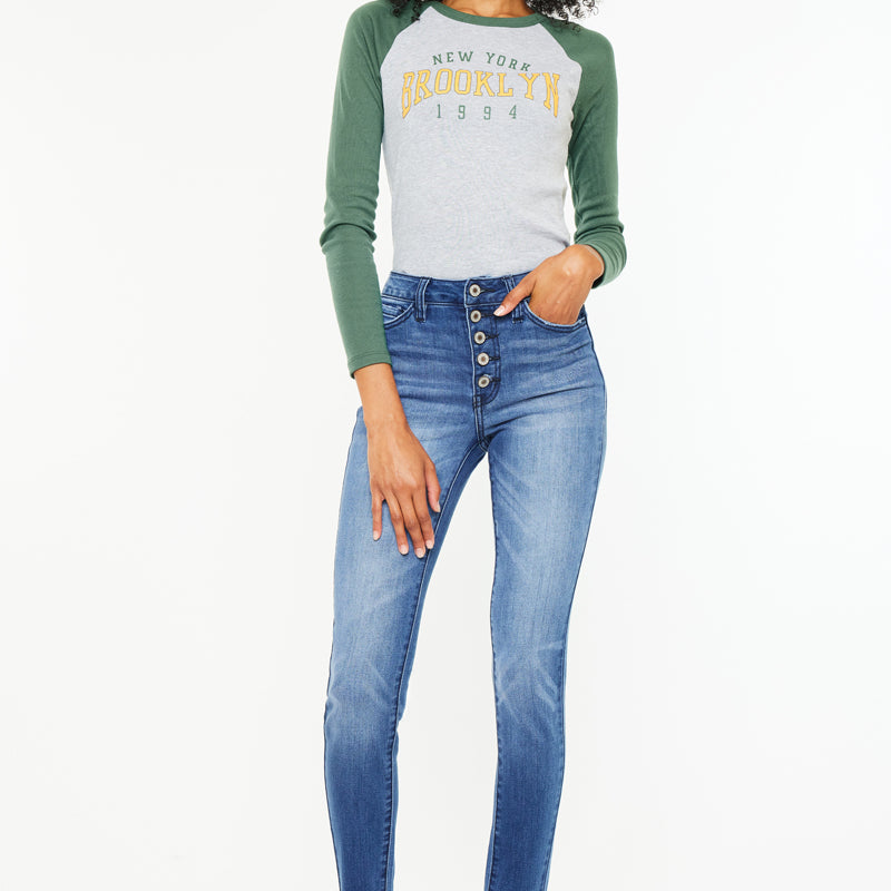 Lyla High Rise Super Skinny Jeans - Official Kancan USA