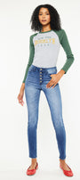 Lyla High Rise Super Skinny Jeans - Official Kancan USA