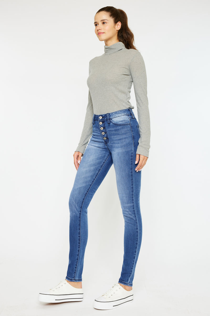 Lyla High Rise Super Skinny Jeans - Official Kancan USA