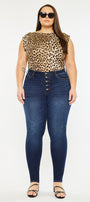 Tabetha High Rise Curvy Fit Jeans (Plus Size) - Official Kancan USA