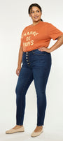 Tabetha High Rise Curvy Skinny (Plus Size) - Official Kancan USA