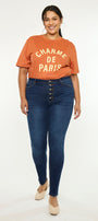 Tabetha High Rise Curvy Skinny (Plus Size) - Official Kancan USA
