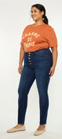 Tabetha High Rise Curvy Skinny (Plus Size) - Official Kancan USA