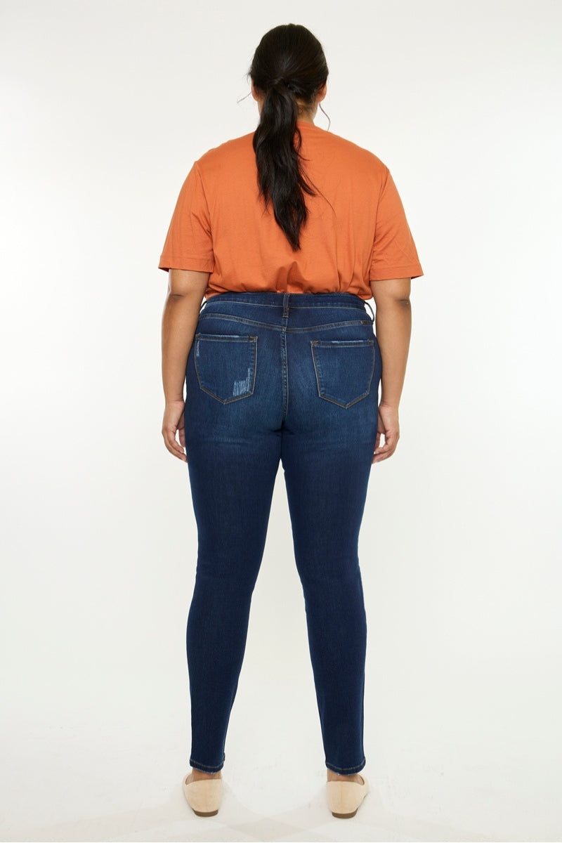 Tabetha High Rise Curvy Skinny (Plus Size) - Official Kancan USA