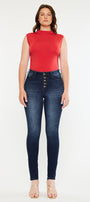 Candice High Rise Super Skinny Jeans - Curvy - Official Kancan USA