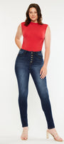 Candice High Rise Super Skinny Jeans - Curvy - Official Kancan USA