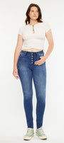 Candice High Rise Super Skinny Jeans - Curvy - Official Kancan USA