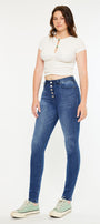 Candice High Rise Super Skinny Jeans - Curvy - Official Kancan USA