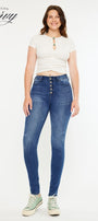 Candice High Rise Super Skinny Jeans - Curvy - Official Kancan USA