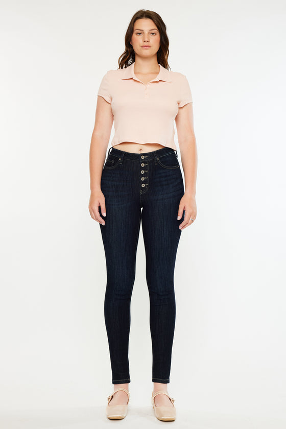 Birdie High Rise Super Skinny Jeans - Curvy