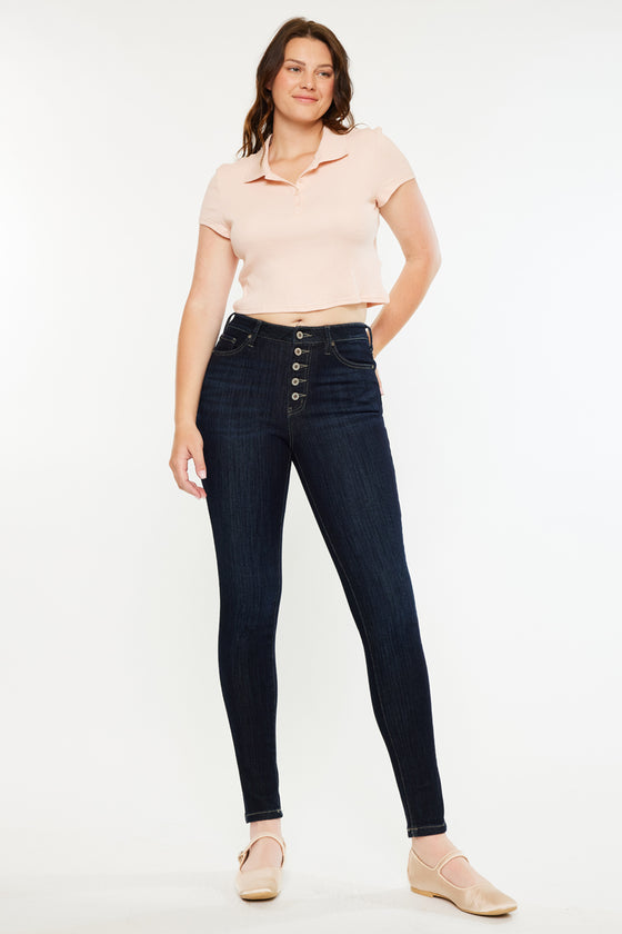 Birdie High Rise Super Skinny Jeans - Curvy