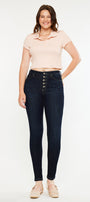 Birdie High Rise Super Skinny Jeans - Curvy - Official Kancan USA