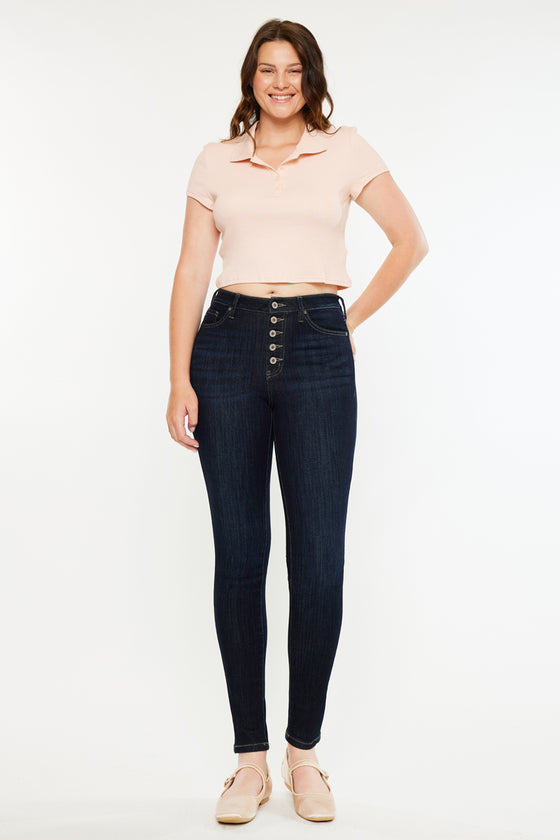 Birdie High Rise Super Skinny Jeans - Curvy