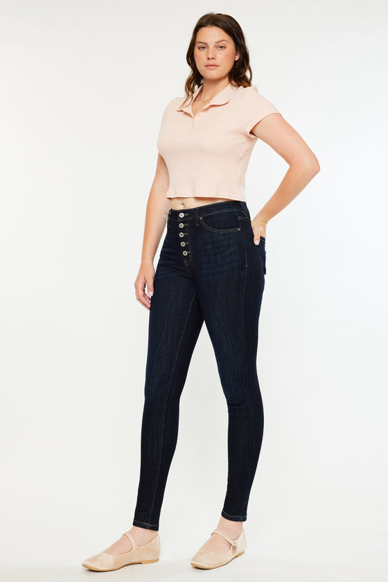 Birdie High Rise Super Skinny Jeans - Curvy