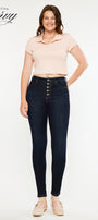Birdie High Rise Super Skinny Jeans - Curvy - Official Kancan USA