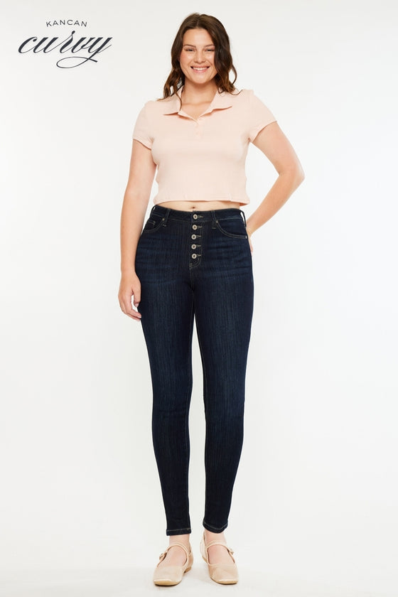 Birdie High Rise Super Skinny Jeans - Curvy