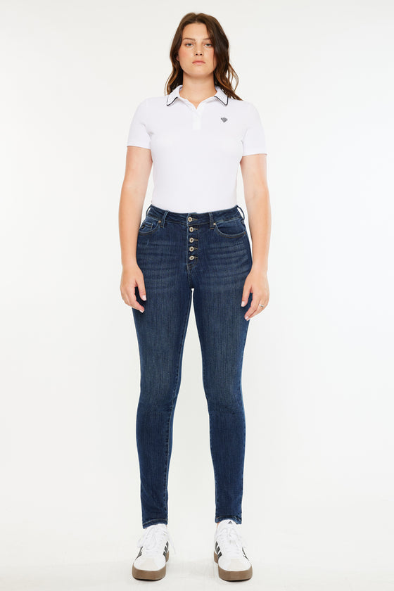 Birdie High Rise Super Skinny Jeans - Curvy