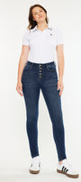 Birdie High Rise Super Skinny Jeans - Curvy - Official Kancan USA