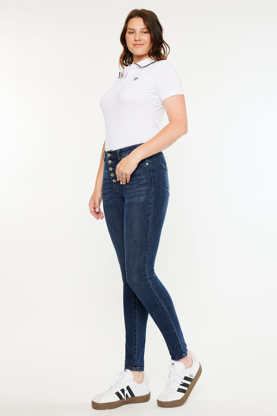 Birdie High Rise Super Skinny Jeans - Curvy