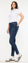 Birdie High Rise Super Skinny Jeans - Curvy - Official Kancan USA