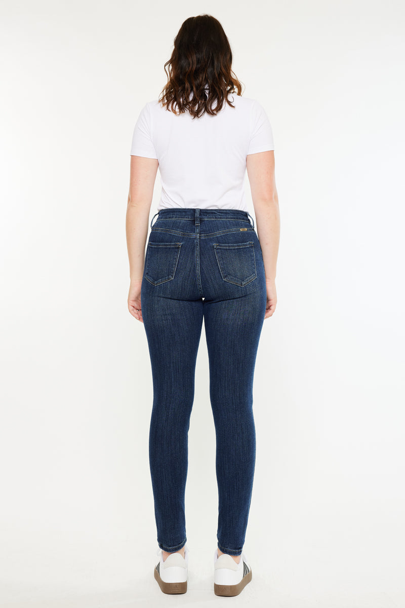 Birdie High Rise Super Skinny Jeans - Curvy - Official Kancan USA