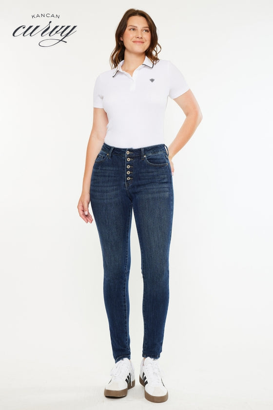 Birdie High Rise Super Skinny Jeans - Curvy
