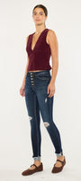 Norah High Rise Ankle Skinny Jeans - Official Kancan USA