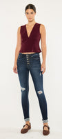 Norah High Rise Ankle Skinny Jeans - Official Kancan USA
