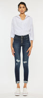 Norah High Rise Ankle Skinny Jeans - Official Kancan USA