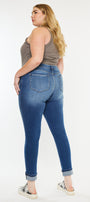 Dorah High Rise Ankle Skinny Jeans (Plus Size) - Official Kancan USA