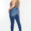 Dorah High Rise Ankle Skinny Jeans (Plus Size) - Official Kancan USA