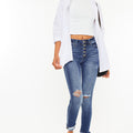 Norah High Rise Ankle Skinny Jeans - Official Kancan USA