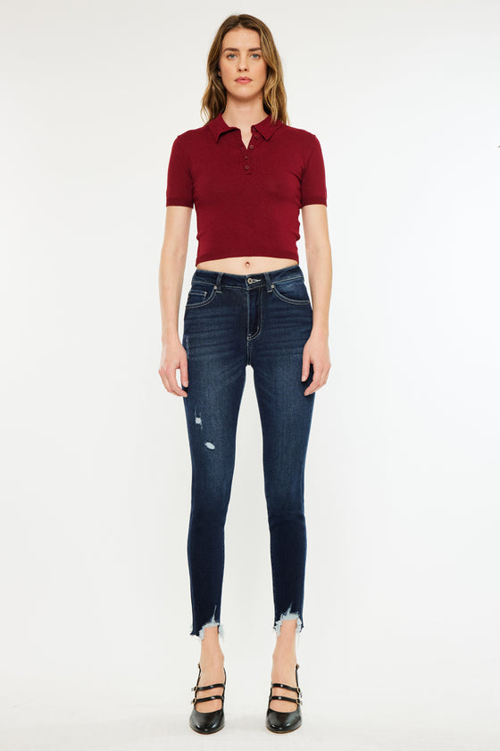 Astrid High Rise Ankle Skinny Jeans - Official Kancan USA