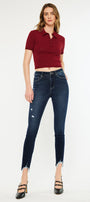 Astrid High Rise Ankle Skinny Jeans - Official Kancan USA