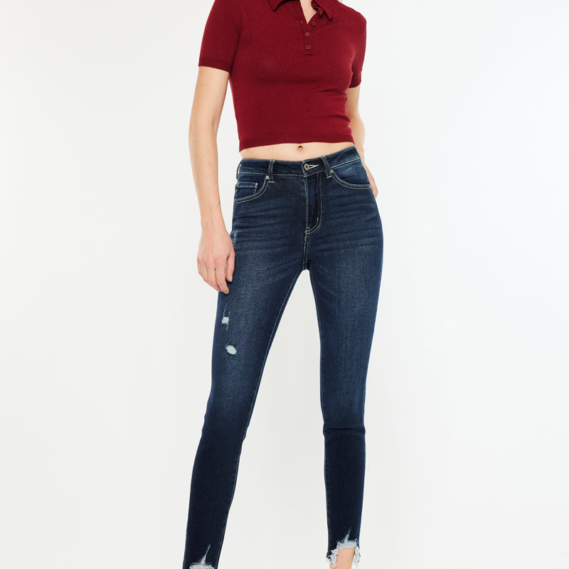 Astrid High Rise Ankle Skinny Jeans - Official Kancan USA