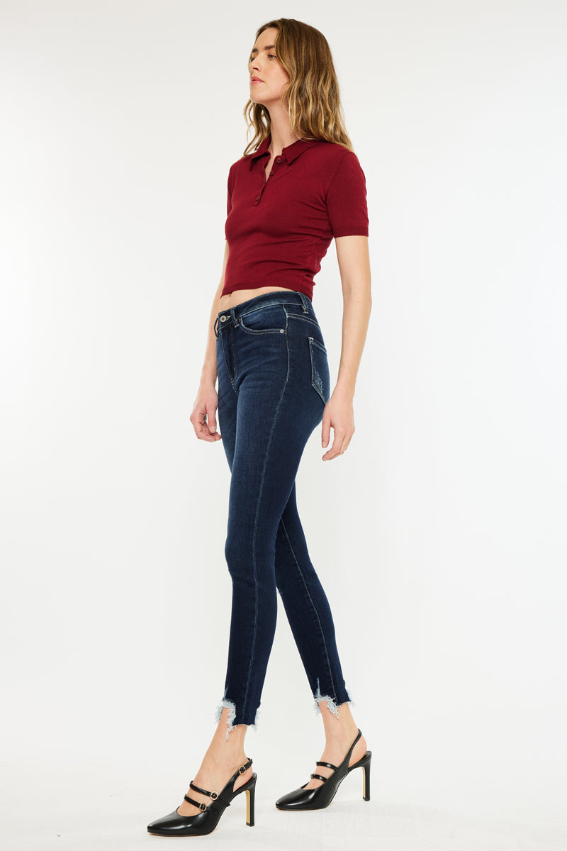 Astrid High Rise Ankle Skinny Jeans - Official Kancan USA