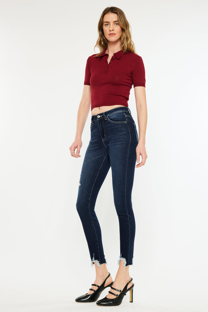Astrid High Rise Ankle Skinny Jeans - Official Kancan USA