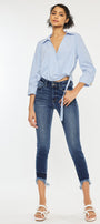 Dana High Rise Ankle Skinny Jeans - Official Kancan USA