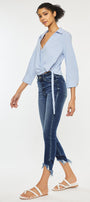 Dana High Rise Ankle Skinny Jeans - Official Kancan USA