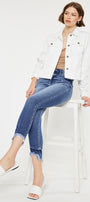 Dana High Rise Ankle Skinny Jeans - Official Kancan USA