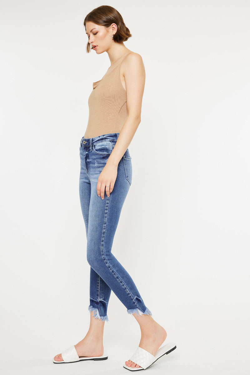 Dana High Rise Ankle Skinny Jeans - Official Kancan USA