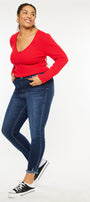 Journey Ultra High Rise Ankle Skinny Jeans (Plus Size) - Official Kancan USA