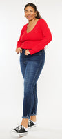 Journey Ultra High Rise Ankle Skinny Jeans (Plus Size) - Official Kancan USA
