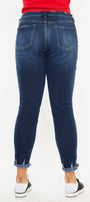 Journey Ultra High Rise Ankle Skinny Jeans (Plus Size) - Official Kancan USA