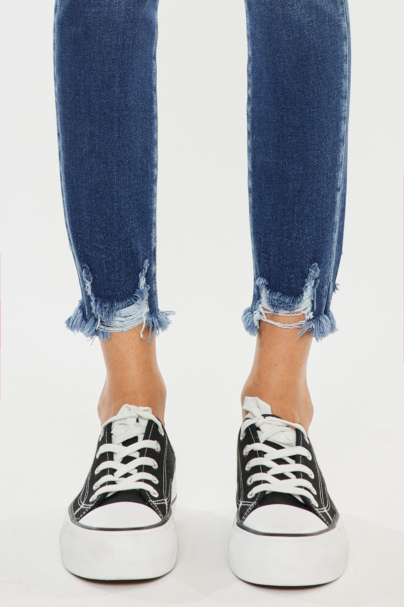 A♡J Jay High Rise Ankle Skinny Jeans – Kancan USA