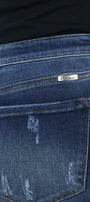 Jewels Mid Rise Ankle Skinny Jeans (Plus Size) - Official Kancan USA