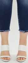 Jewels Mid Rise Ankle Skinny Jeans (Plus Size) - Official Kancan USA