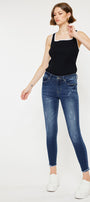 Landon Mid Rise Ankle Skinny Jeans - Official Kancan USA