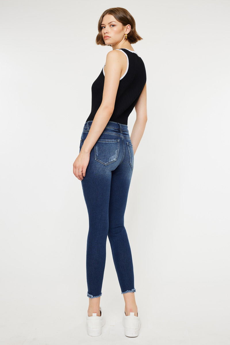 Landon Mid Rise Ankle Skinny Jeans - Official Kancan USA